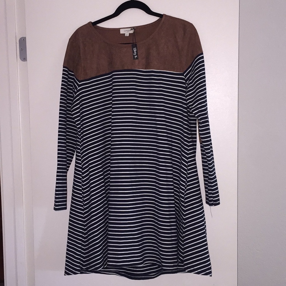 NWT Navy and White Dress